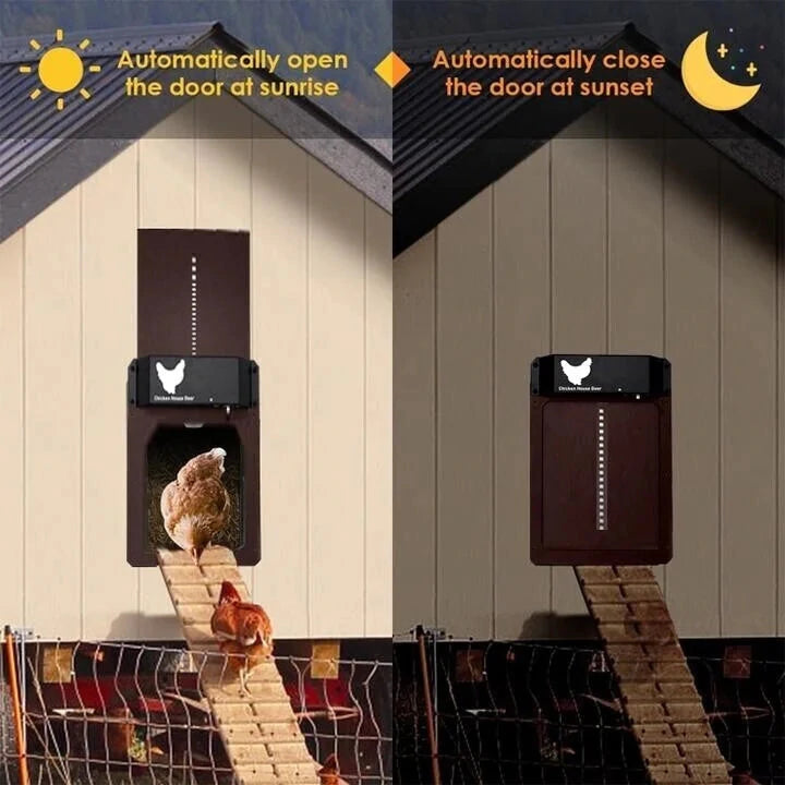 ( Early Father's Day Pre-sale - 30% OFF) Automatic Chicken Coop Door