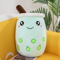 10-27inch Cute Cartoon Real-Life Bubble Tea Cup Shaped Pillow