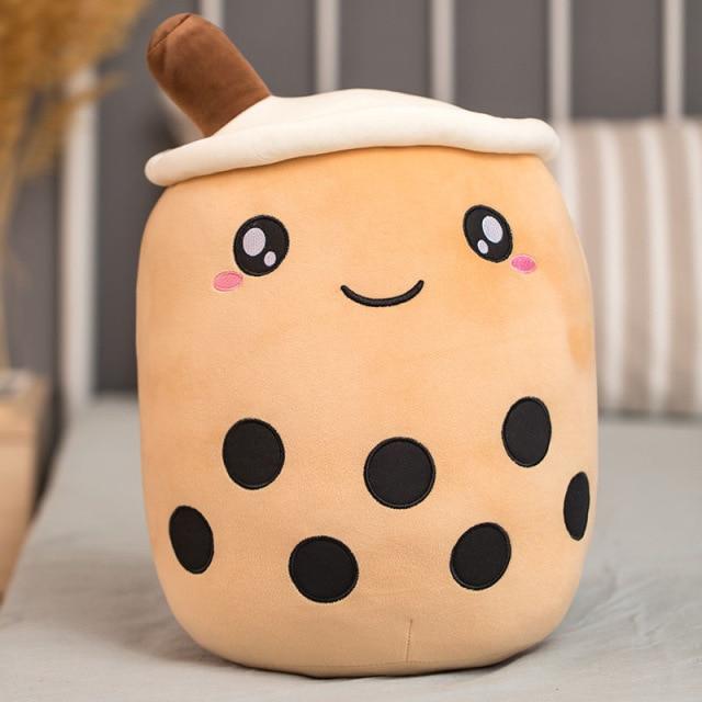 10-27inch Cute Cartoon Real-Life Bubble Tea Cup Shaped Pillow