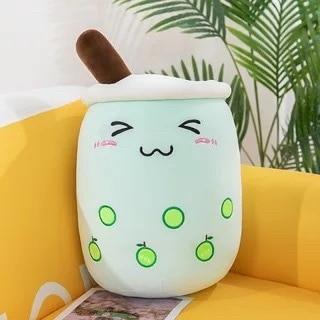 10-27inch Cute Cartoon Real-Life Bubble Tea Cup Shaped Pillow