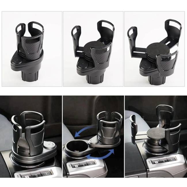 2 In 1 Multifunctional Car Cup Holder And Organizer