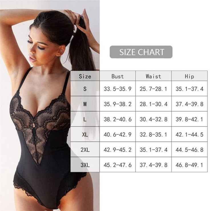 2022 hot sale - Sexy Lace Tummy Control Bodysuit