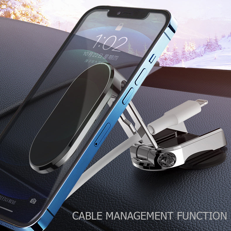 2022 New Alloy Folding Magnetic Car Phone Holder