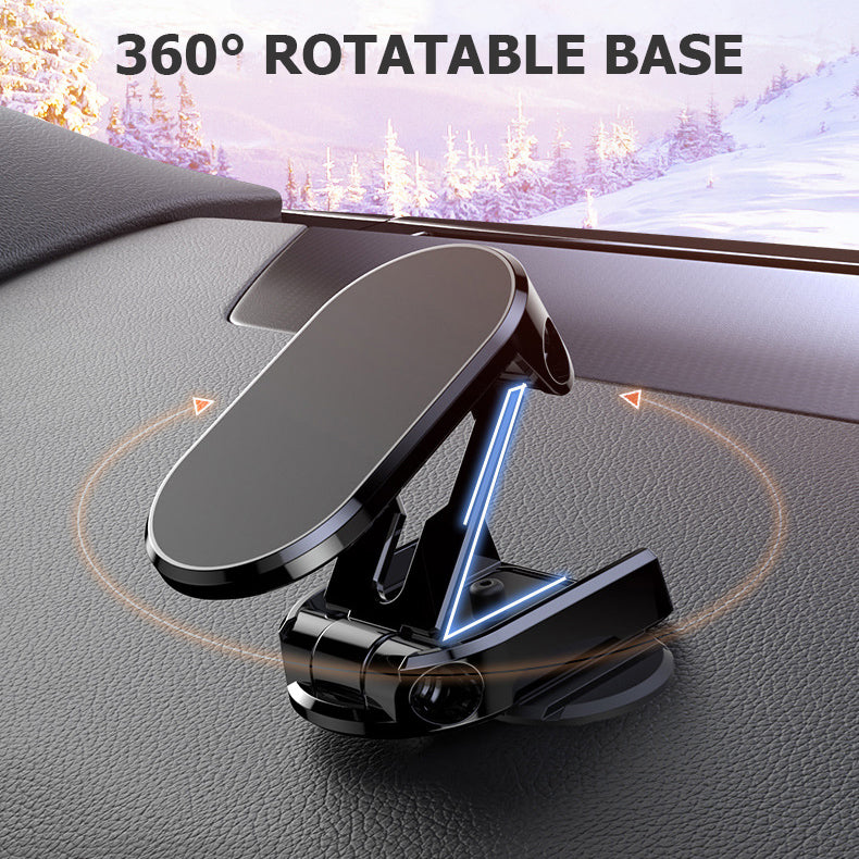 2022 New Alloy Folding Magnetic Car Phone Holder