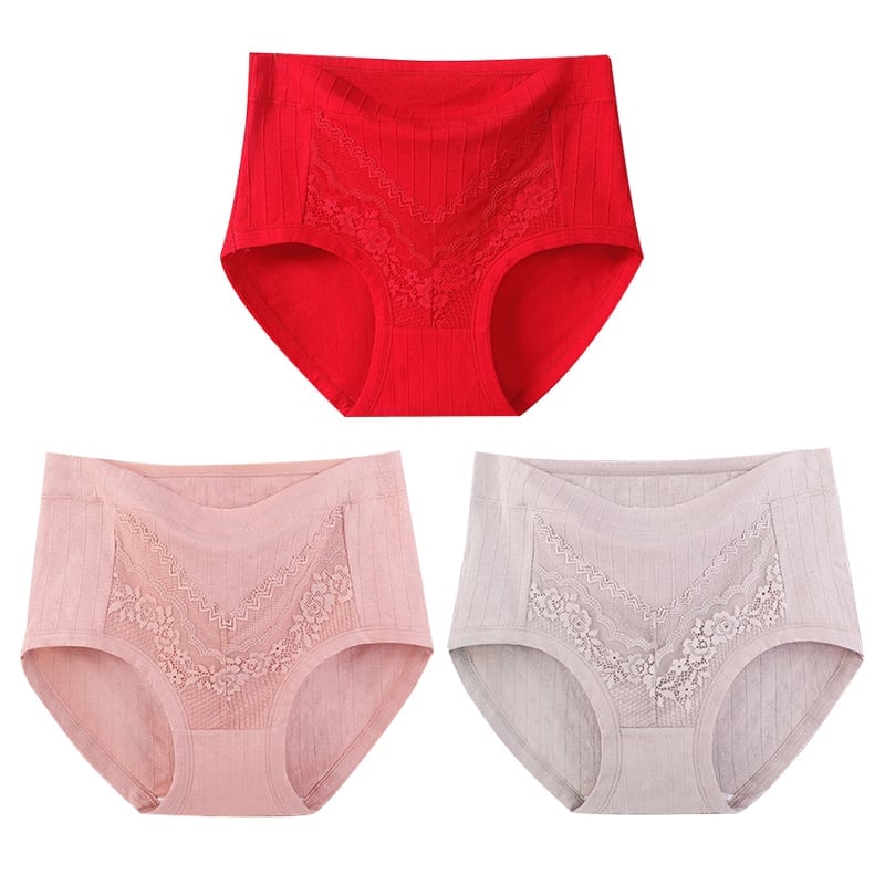 2022 Newest Plus Size LeakProof Lace Cotton Panties 6XL