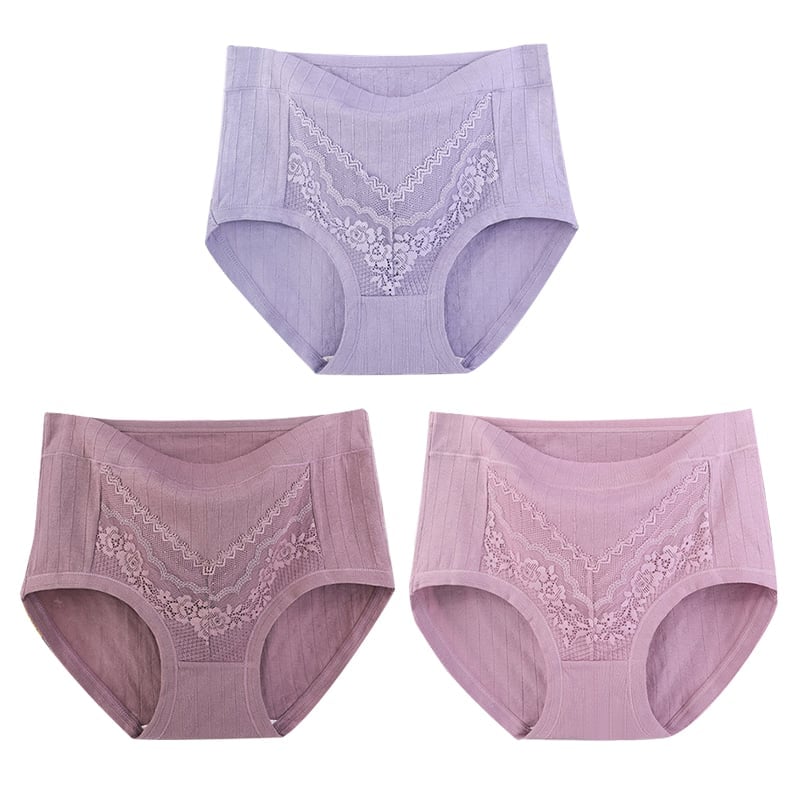 2022 Newest Plus Size LeakProof Lace Cotton Panties 6XL