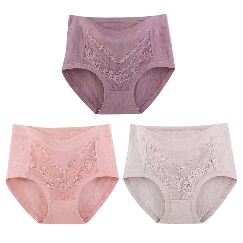 2022 Newest Plus Size LeakProof Lace Cotton Panties 6XL