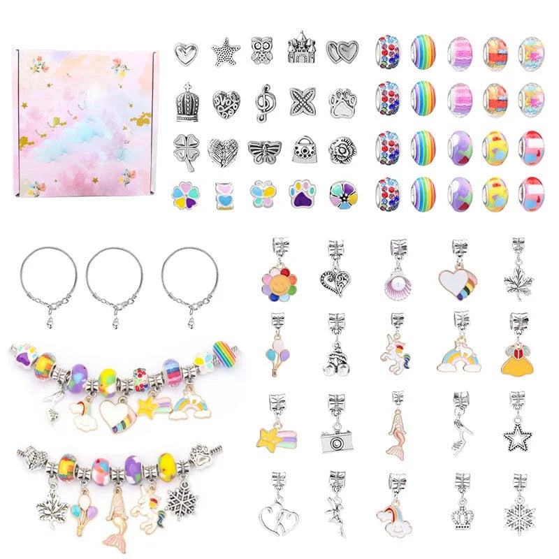 (2022 TOP 1 TRENDING) Charm Bracelet Jewerly Making Kit