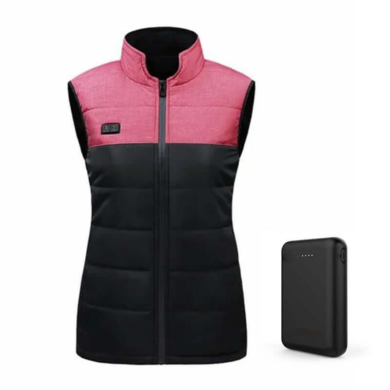 2022 Updated Version Two-touch LED Controller Heated Vest For Men & Women With Battery Pack (with batteries)