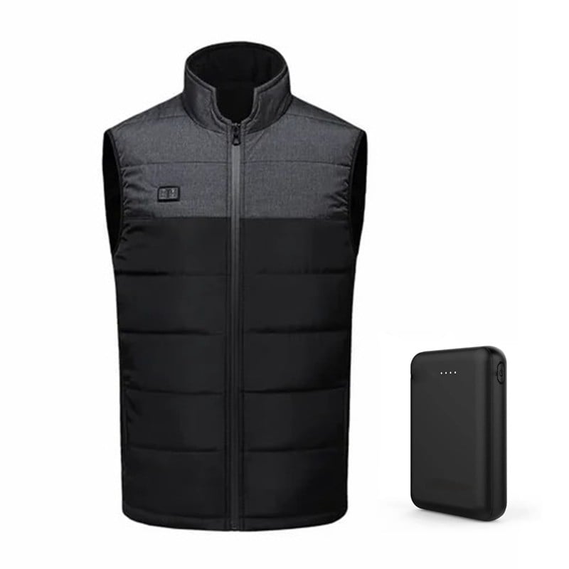 2022 Updated Version Two-touch LED Controller Heated Vest For Men & Women With Battery Pack (with batteries)