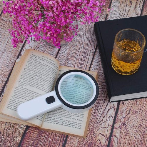 20X Optical Magnifying Glass With LED Light