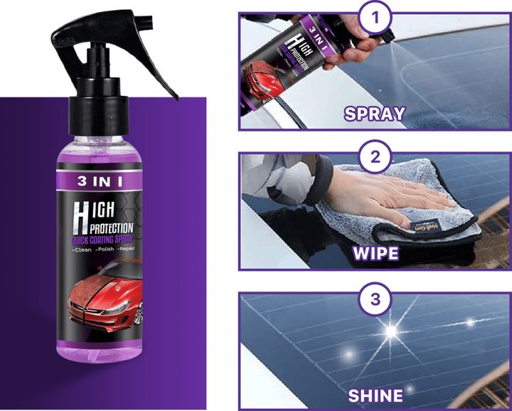 3 in 1 High Protection Quick Car Coating Spray