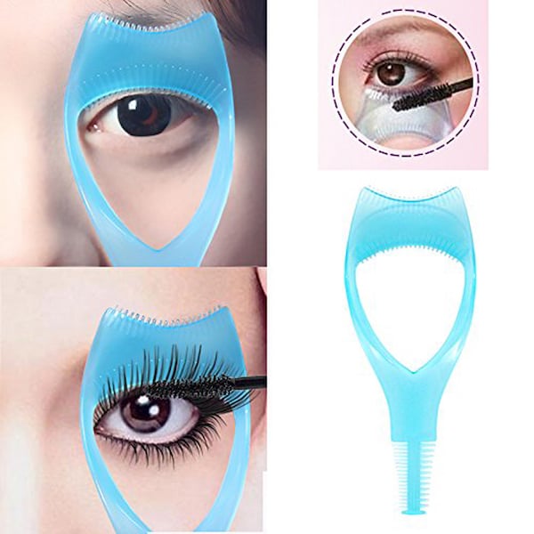 3 in1 Eyelashes Tools Mascara Shield Applicator Guard