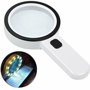 30X Optical Magnifying Glass With LED Light Gifts for your family