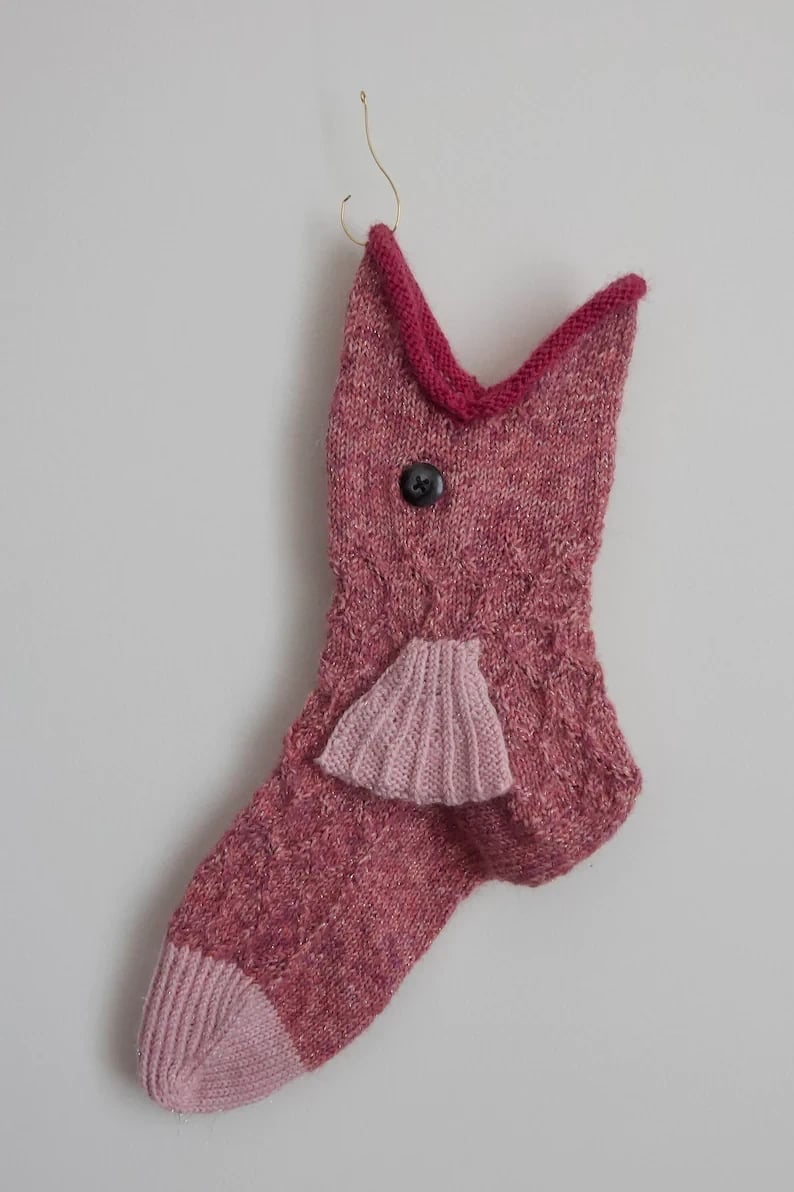 3D Knit Crocodile Socks