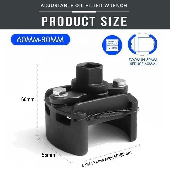Adjustable Oil Filter Wrench