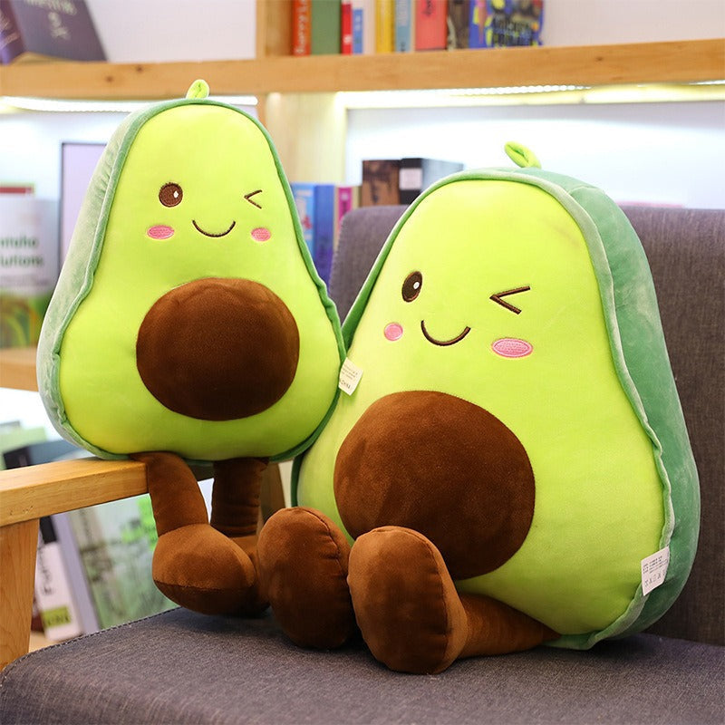 Adorable Avocado Kawaii Plush Pillow