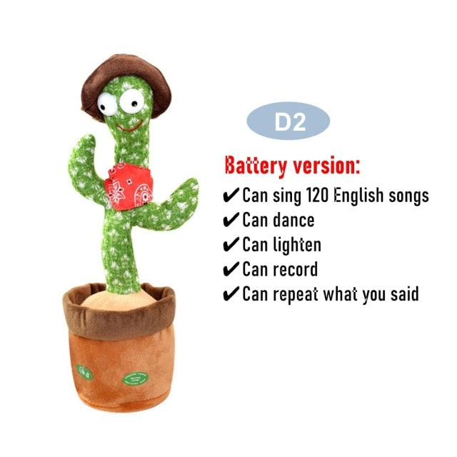 ADVENTURE ZEAL DANCING CACTUS TOY