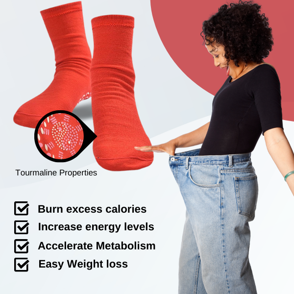 AFIZ Tourmaline Lymphvity Slimming Health Sock