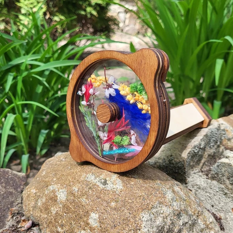 Alosnfrom The Best Gift - Natural Wood Kaleidoscope