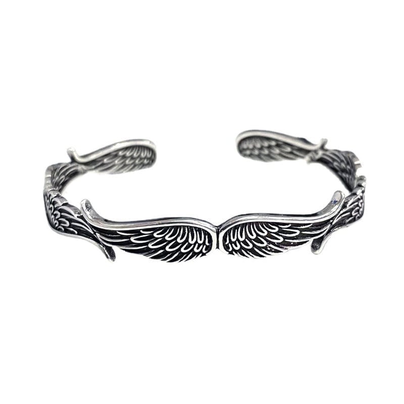 Angel Wings Vintage Style Sterling Silver Bracelet