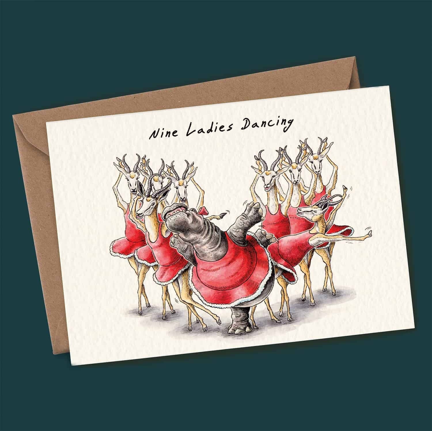 Antarcking TWELVE DAYS OF CHRISTMAS CARD SET