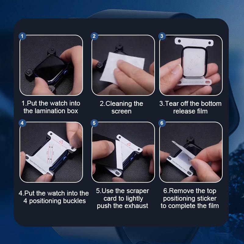 Apple Watch Screen Protector (Send film positioner)