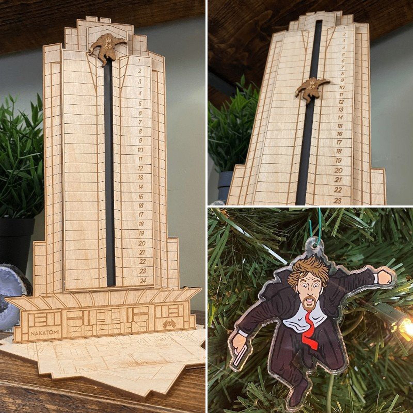 Arise Beer Die Hard Advent Calendar - Hans Gruber Falling off off Nakatomi Plaza