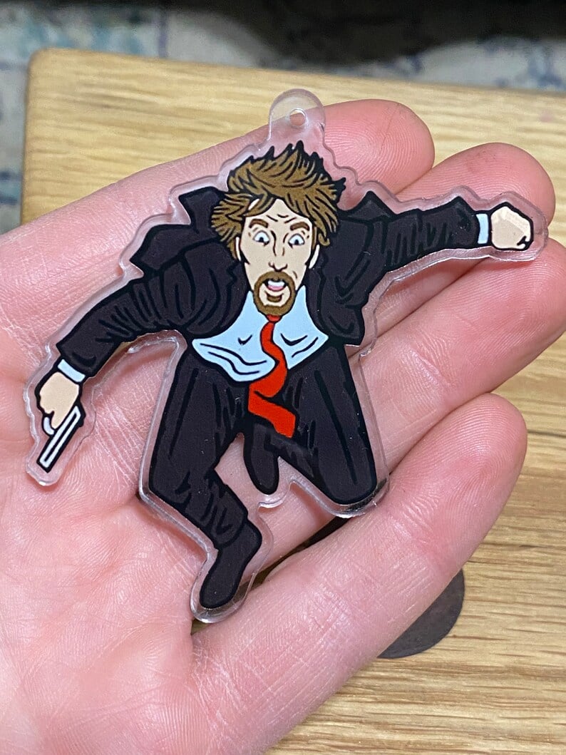 Arise Beer Die Hard Advent Calendar - Hans Gruber Falling off off Nakatomi Plaza