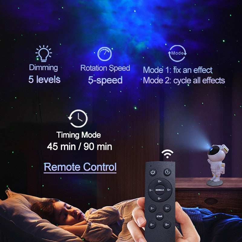 Alphaleto Astronaut Night Sky Projector