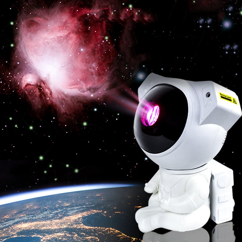 Astronaut Star Galaxy Projector Light - With Timer and Remote