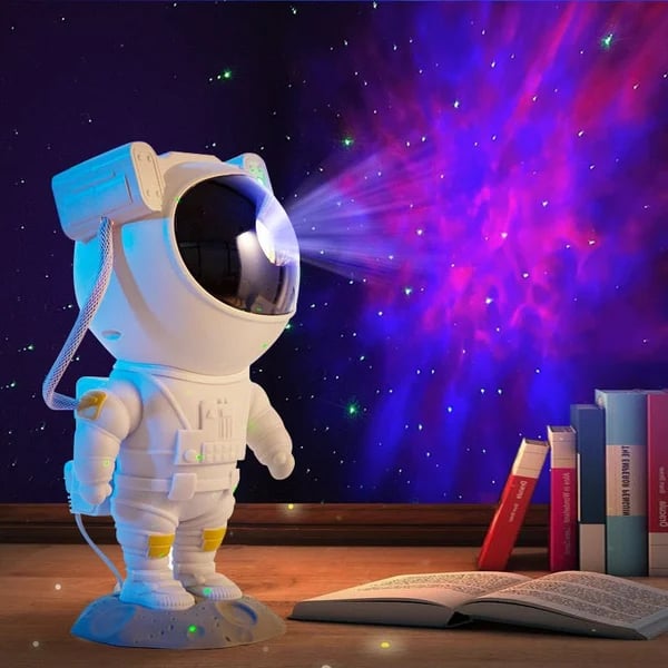 Astronaut Star Galaxy Projector Light – With Timer and Remote