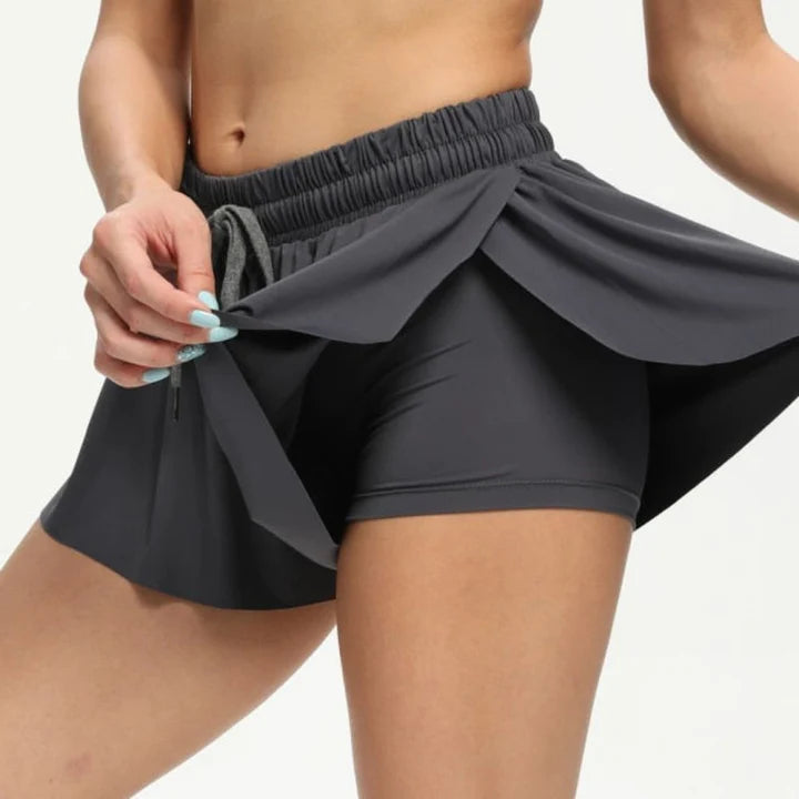 Athleisia 2-in-1 Skirt Shorts