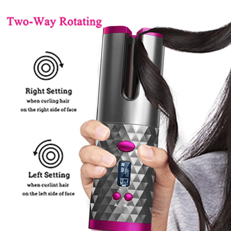 Auto Rotating Ceramic Hair Curler