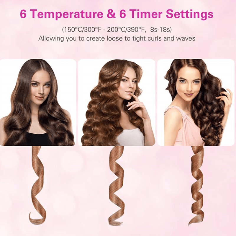 Auto Rotating Ceramic Hair Curler