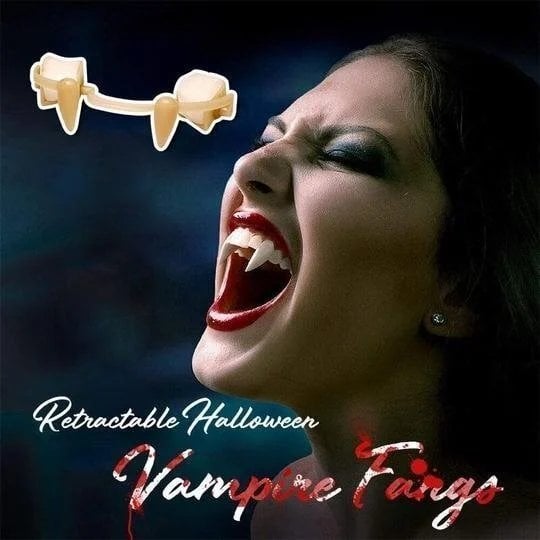 Automatic Retractable Vampire Fangs-Comfortable & Realistic