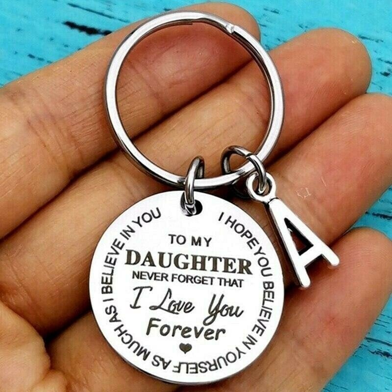 (Best Father Mother Gift) My Son / Daughter I Love You Forever Keychain