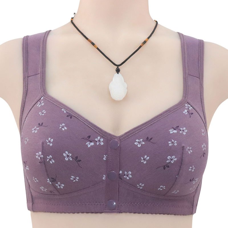 Beverlynshop CALEINOS COMFORTABLE & CONVEMIENT FRONT BUTTON BRA (4 PCS)