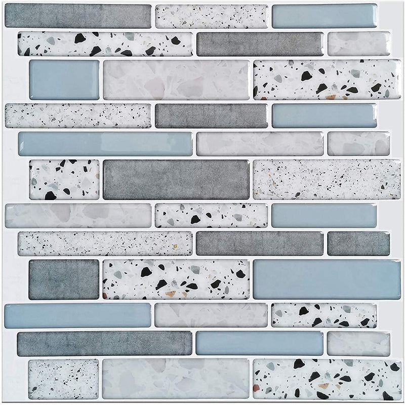 BFCM Sale - 30% Off - 10Pcs 3D Peel and Stick Wall Tiles(12x12 inches)