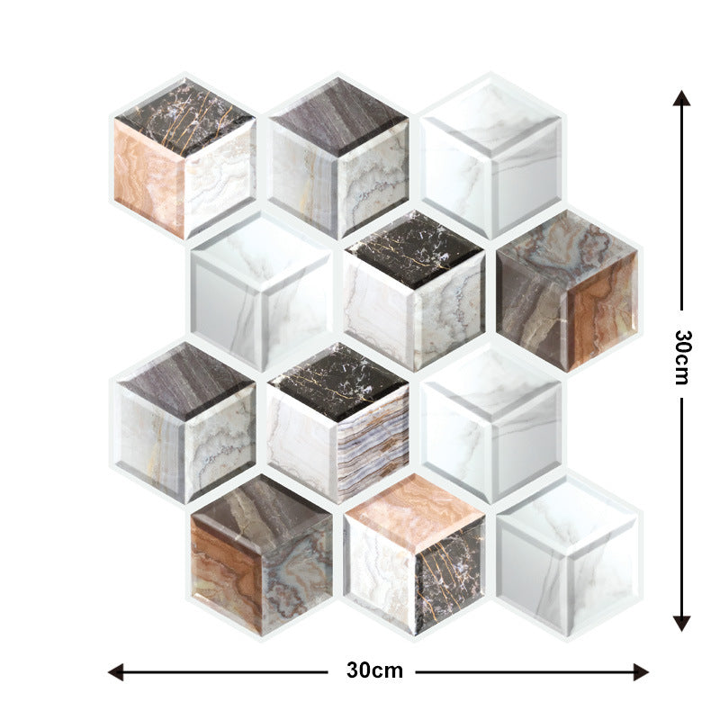 BFCM Sale - 30% Off - 10Pcs 3D Peel and Stick Wall Tiles(12x12 inches)