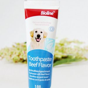 Bioline - Beef Flavored Toothpaste for Dogs and Cats (100g)