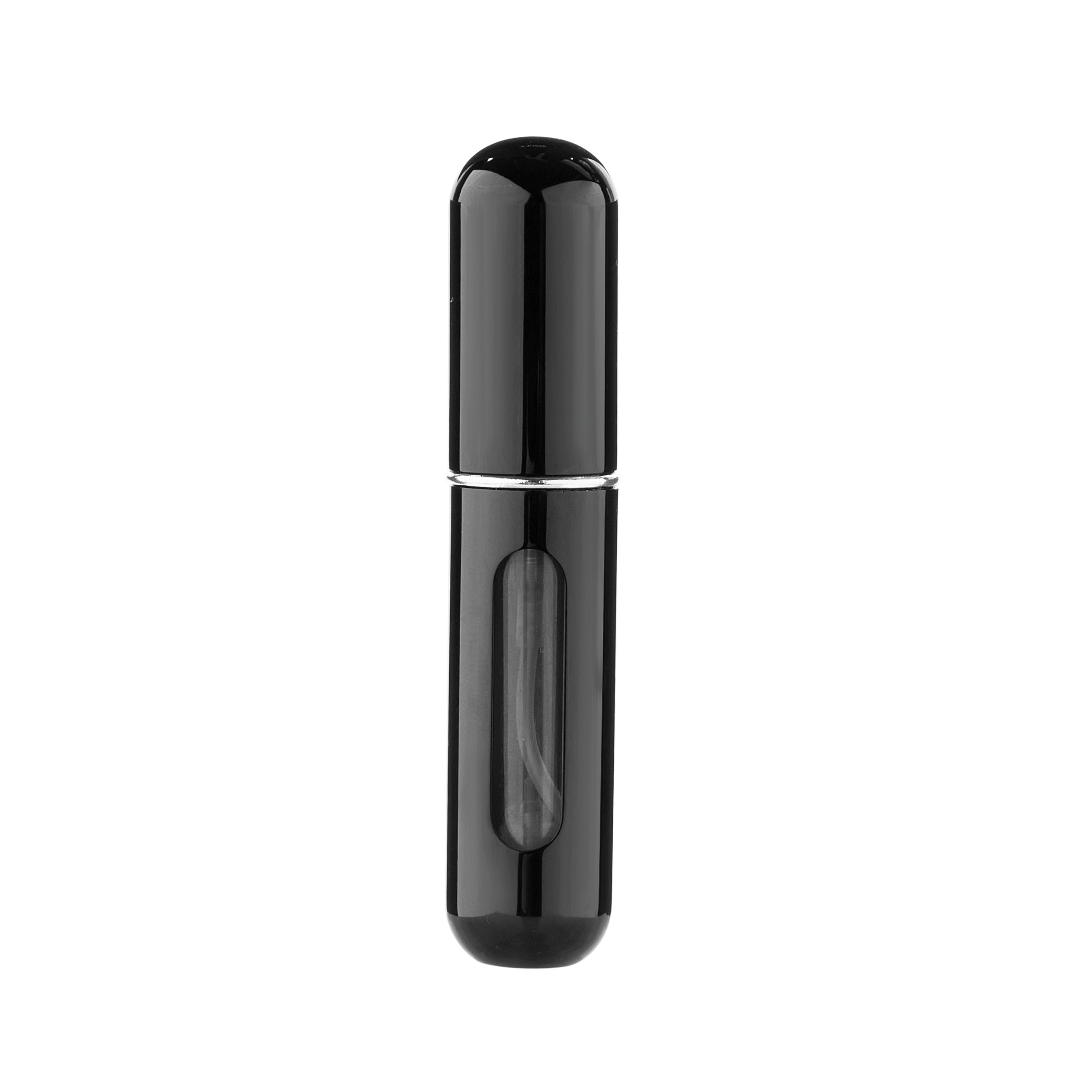 Black – 5ml Portable Mini Refillable Perfume Bottle – Travel Spray Atomizer Bottle