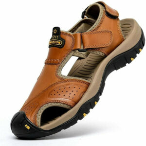 Blair – Men Orthopedic Leather Hiking Sandals