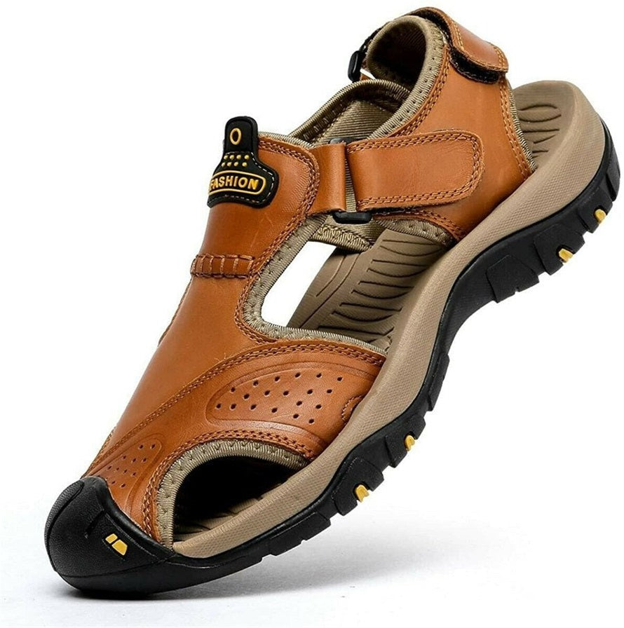 Blair - Men Orthopedic Leather Hiking Sandals