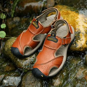 Blair - Men Orthopedic Leather Hiking Sandals