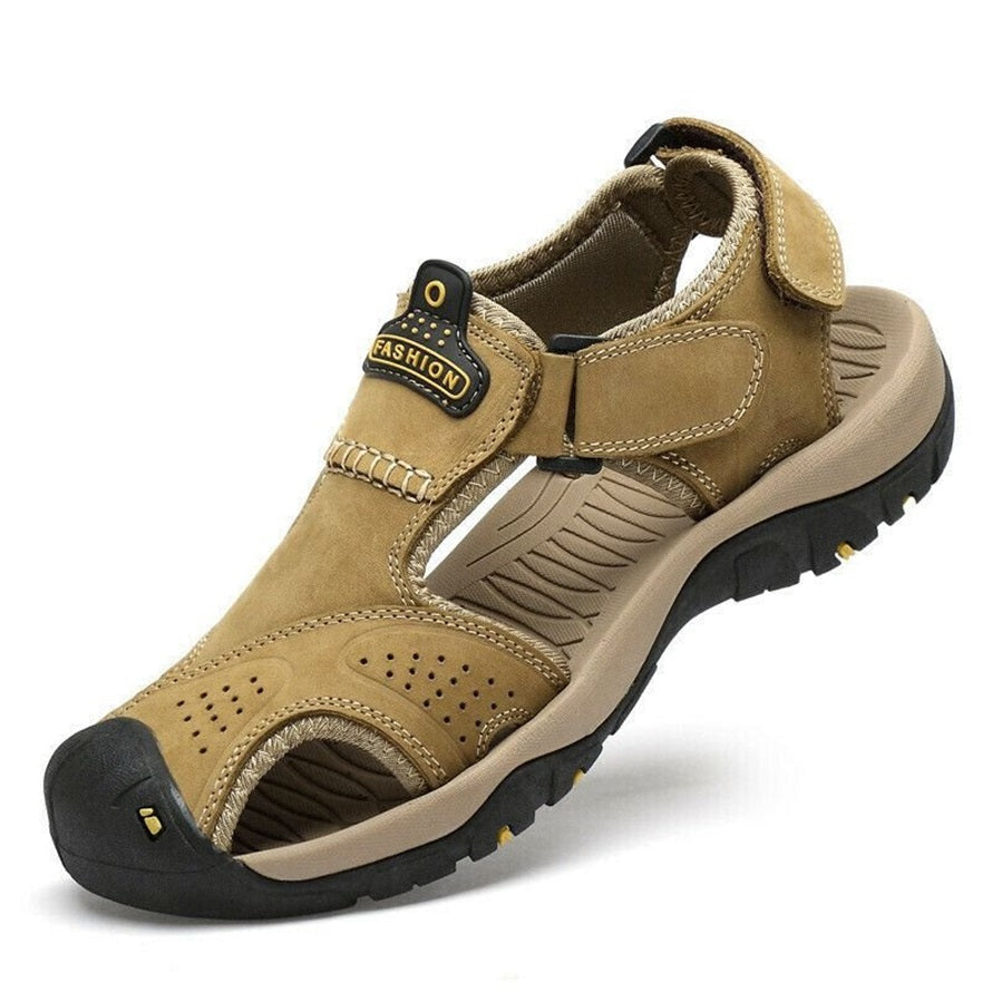 Blair - Men Orthopedic Leather Hiking Sandals