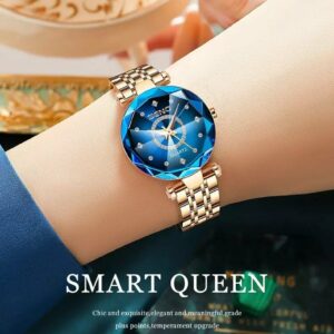 Blowout Sale- 49% OFF – Starry Women’s Stainless Steel Watch