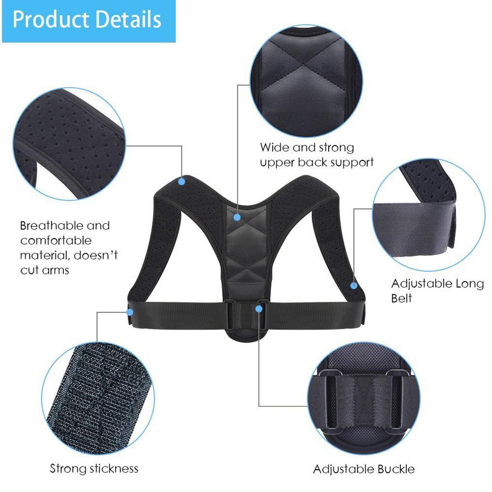 BodyWellness - Posture Corrector (Adjustable to Multiple Body Sizes)