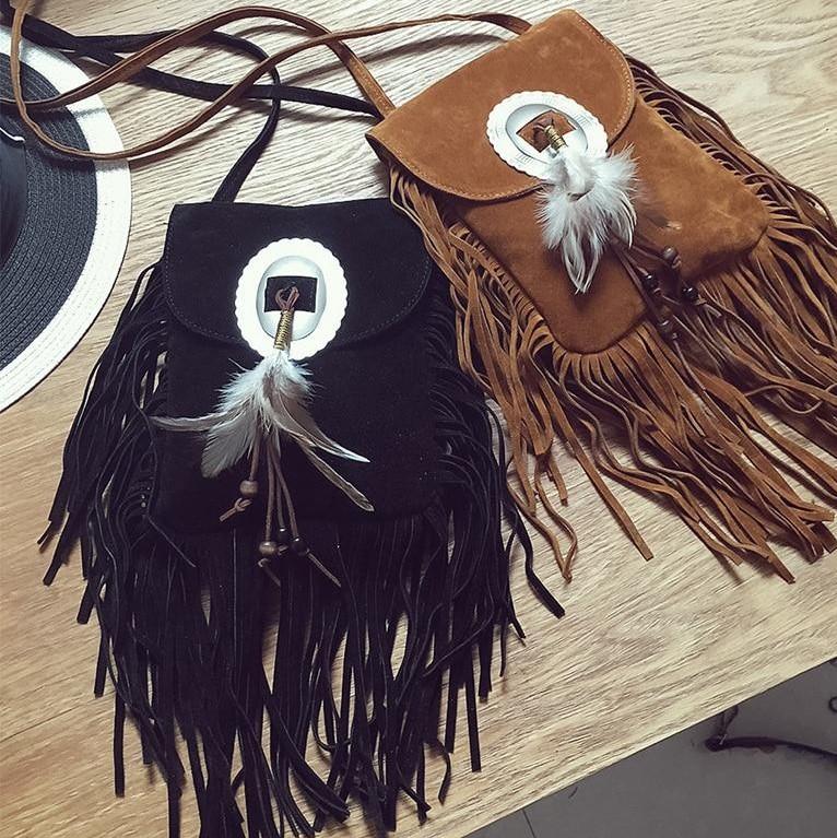 Bohemian Tribal Tassel Bags