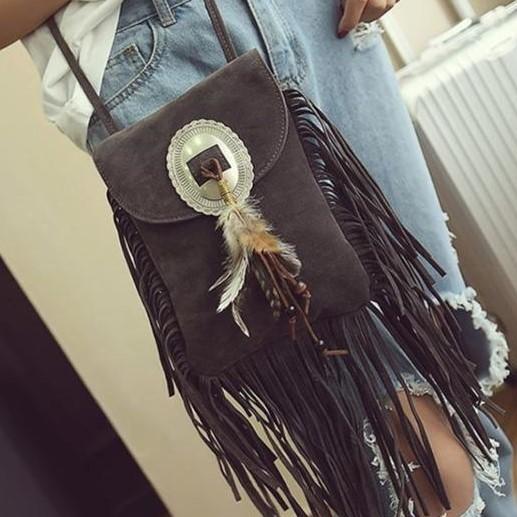 Bohemian Tribal Tassel Bags